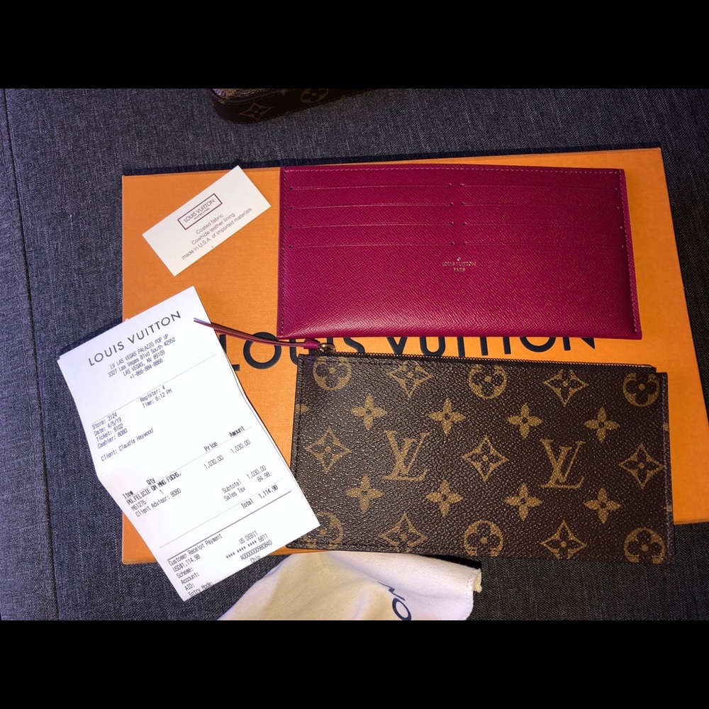 2 Louis Vuitton long Wallets.